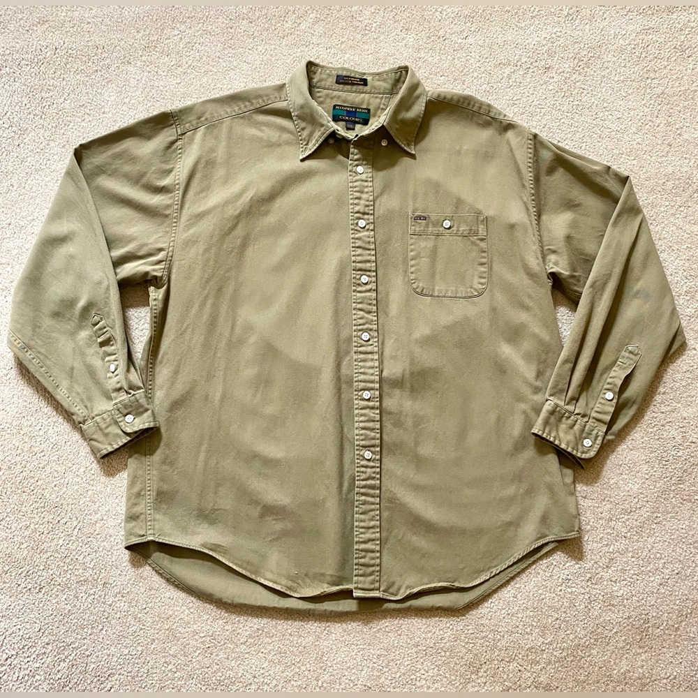 Vintage Alexander Julian Colours Men’s Long Sleeve Button Down Shirt